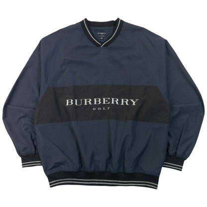 Vintage 2000s Burberry Golf Embroidered Pullover Jacket Size M | Medium, Multicoloured