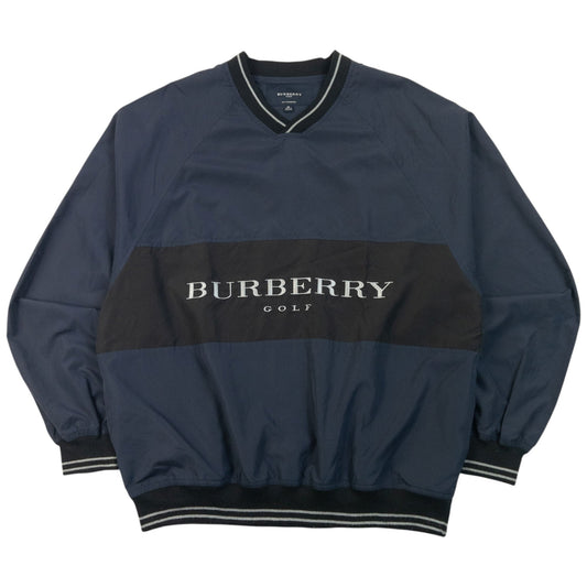 Vintage 2000s Burberry Golf Embroidered Pullover Jacket Size M | Medium, Multicoloured