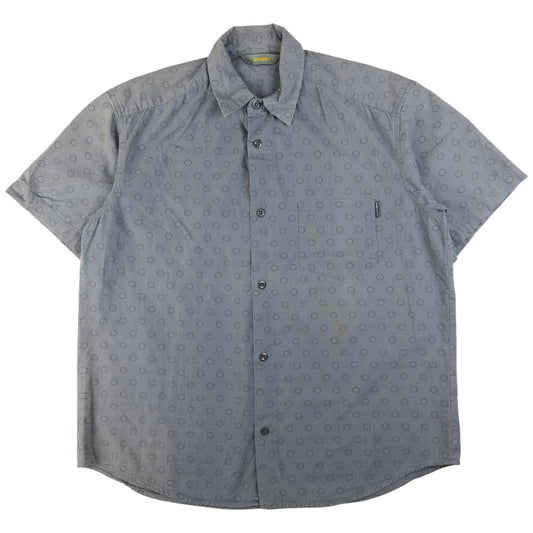 Vintage Stussy Polka Dot Short Sleeve Button Up Shirt Size M