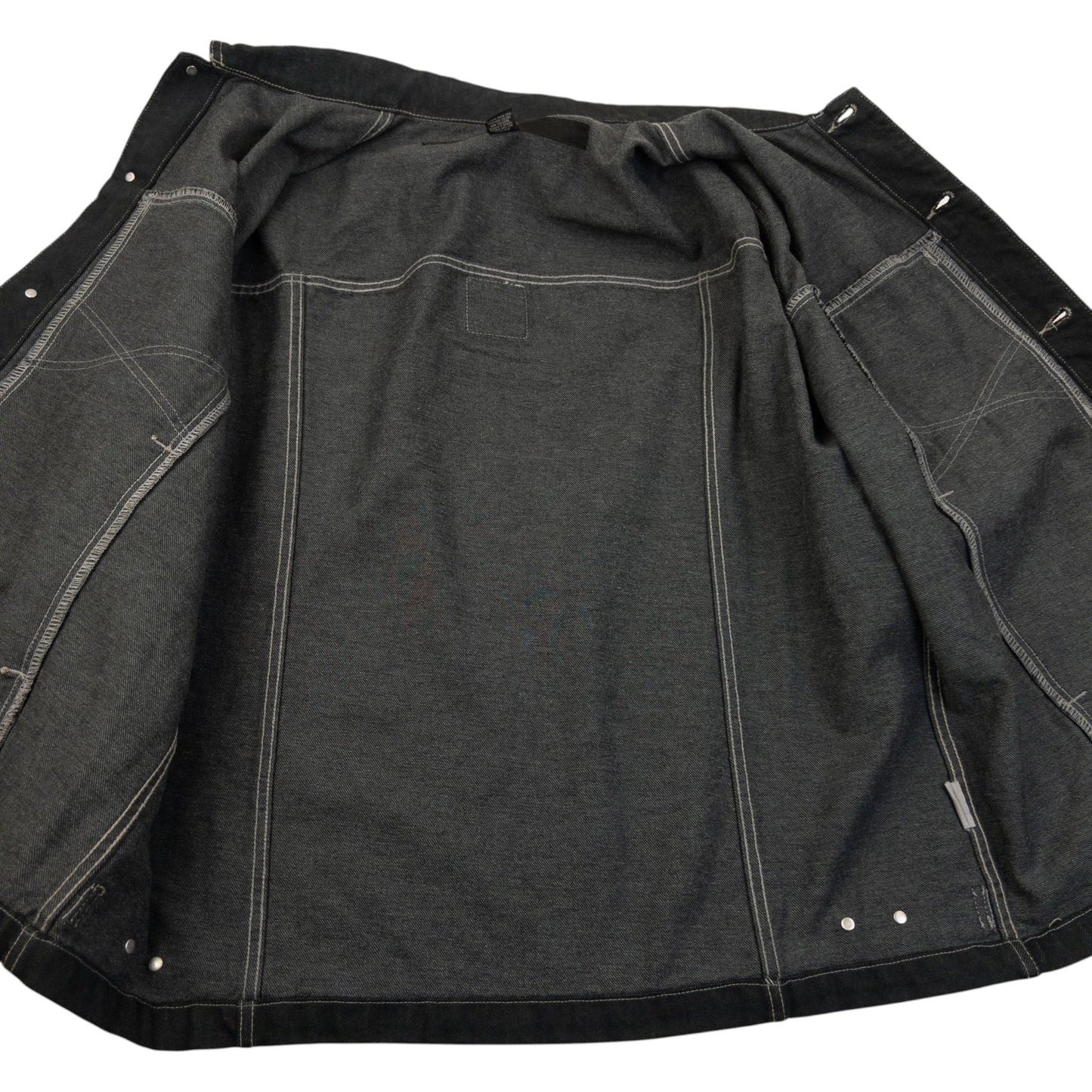 Vintage 2000s Marithe + Francois Girbaud Button Up Denim Jacket Size XXL | XXL, Black