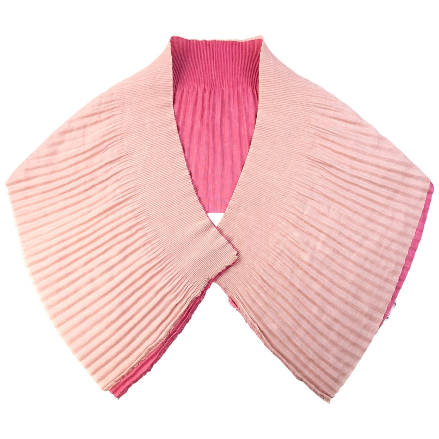 Vintage 90s Issey Miyake Pleated Scarf | O/S, Pink