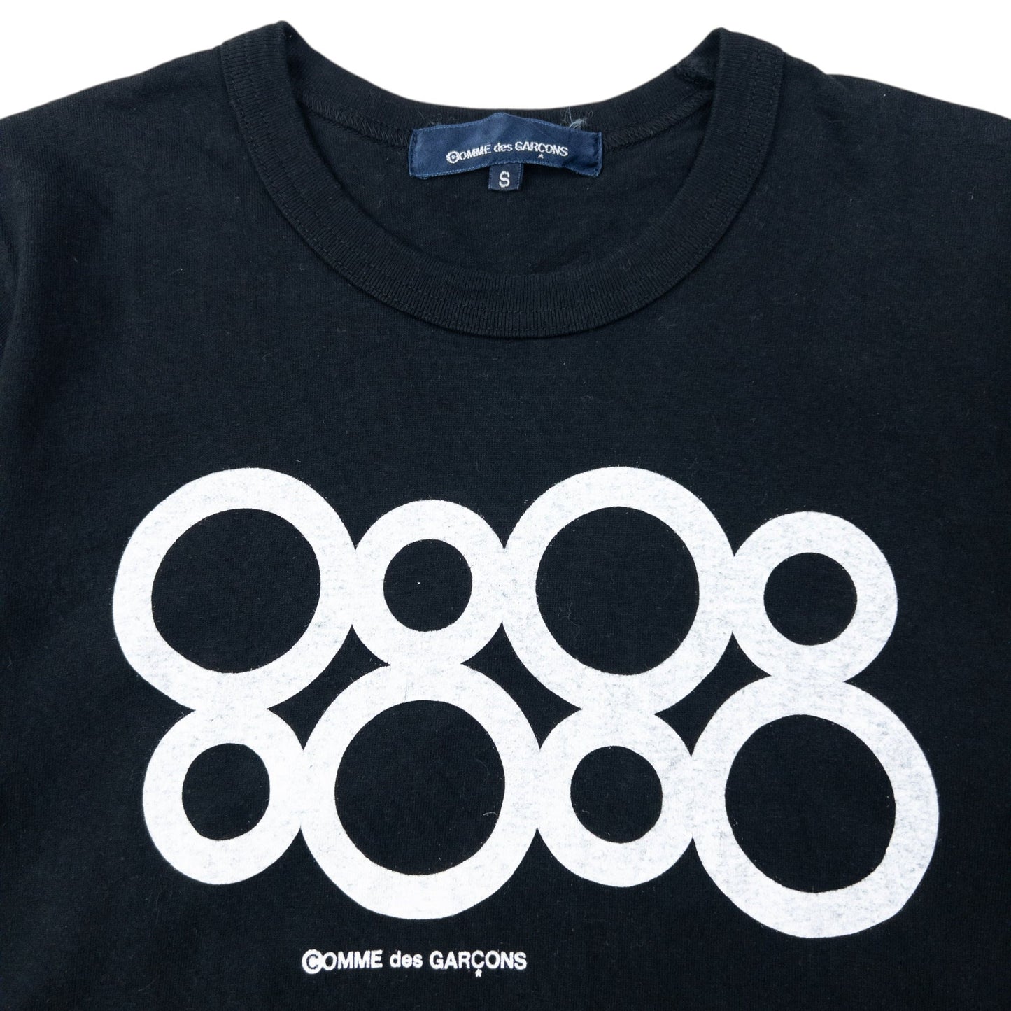 2016 Comme Des Garçons Circle Graphic T Shirt Womens Size S | Small, Black