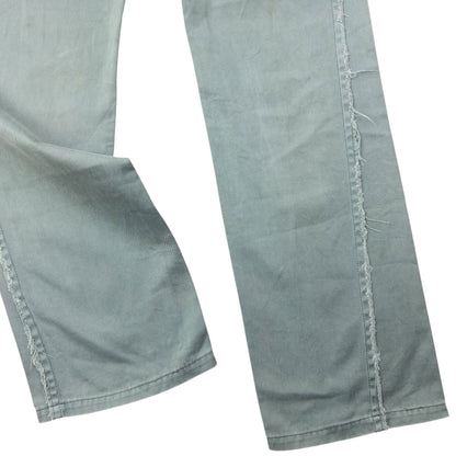 Vintage 2000s Cabane De Zucca By Issey Miyake Buckle Waist Trousers Size W27 | W27, Green