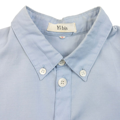 Vintage 90s Yohji Yamamoto Long Sleeve Button Up Shirt Size XS | XS, Blue