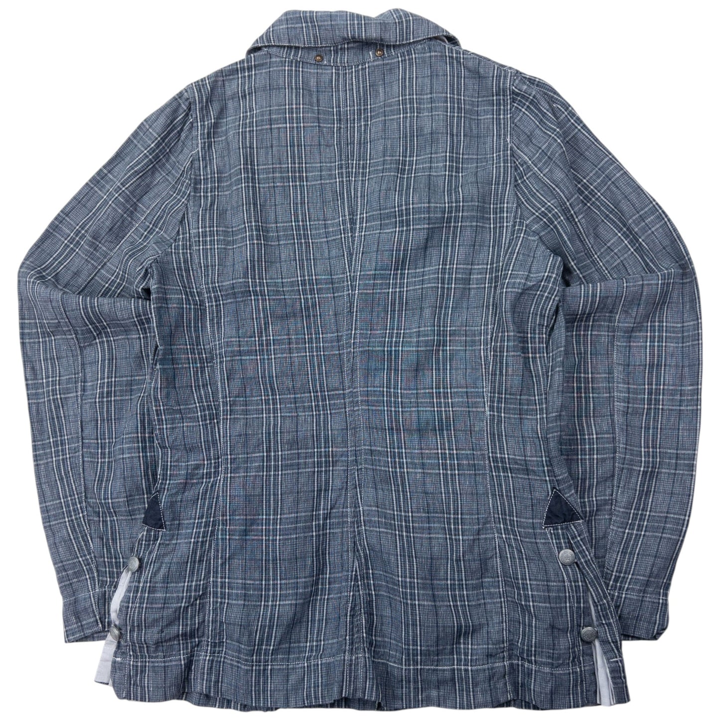 Vintage CP Company Checkered Button Up Jacket Womens Size M