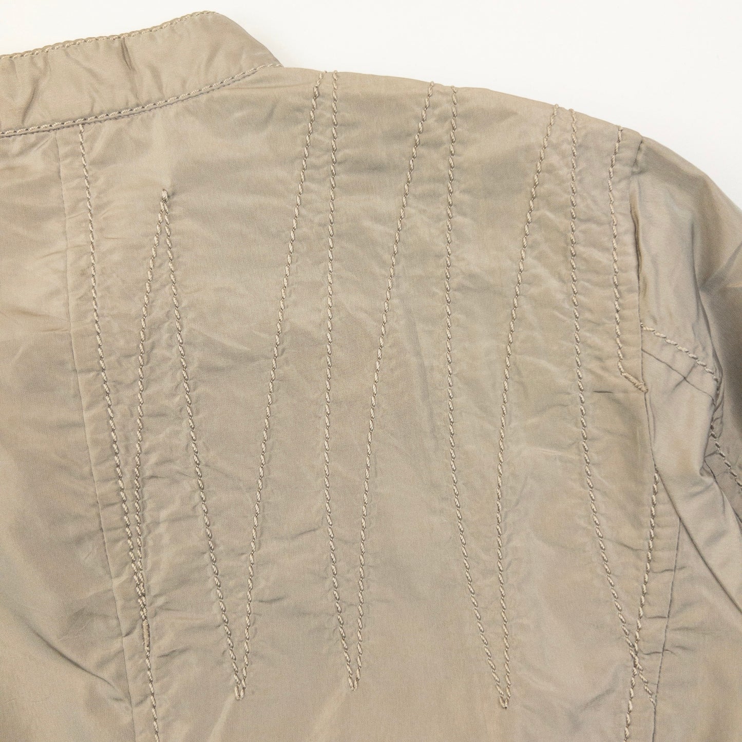 Vintage 90s Issey Miyake Fete Silk Jacket Womens Size S | Small, Grey