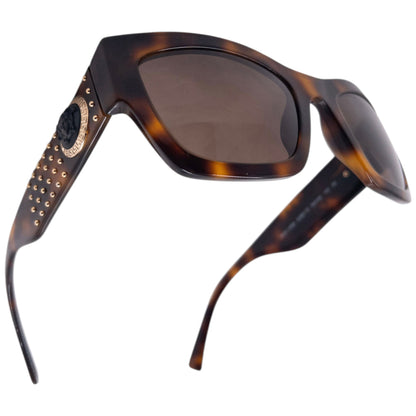Vintage 2000s Versace Tortoise Shell Sunglasses | O/S, Brown
