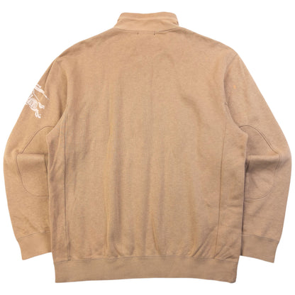 Vintage 2000s Burberry Q Zip Sweatshirt Size XS | XS, Beige