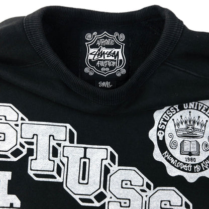 Vintage Stussy International University Graphic Sweatshirt Size S