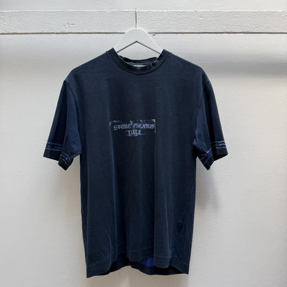 Early 00’s Stone Island Logo T-shirt (L) | Large, Blue