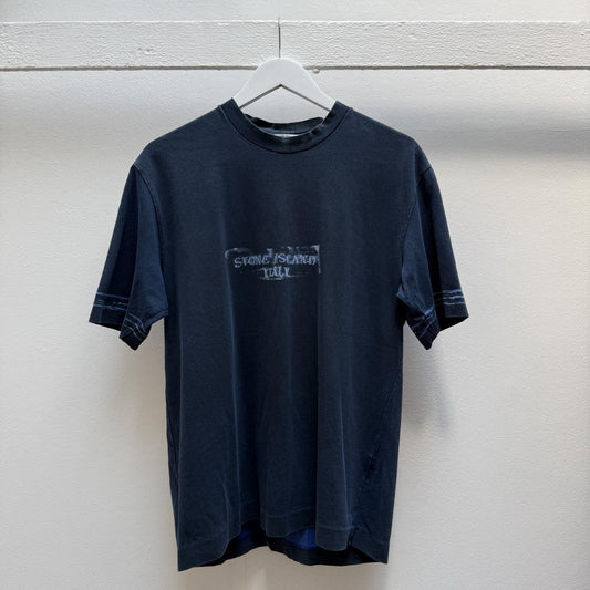 Early 00’s Stone Island Logo T-shirt (L) | Large, Blue
