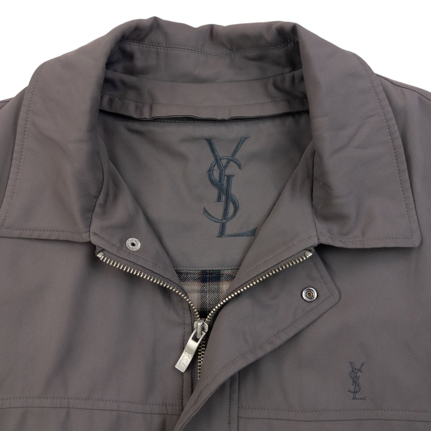 Vintage 90s YSL Yves Saint Laurent Harrington Jacket Size L | Large, Multicoloured