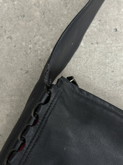 DKNY 2000s Leather Crossbody Bag