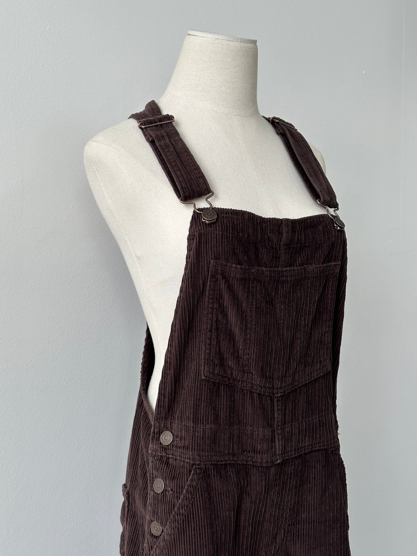 Levi's Premium Corduroy Wide Leg Dungarees - M