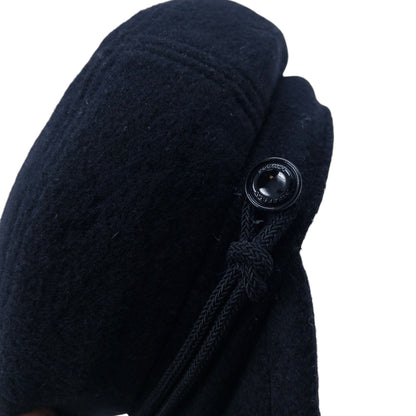Vintage Burberry Wool Newsboy Hat Size M | O/S, Black
