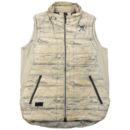 Vintage Oakley Padded Zip Up Gilet Size S | Medium, Red