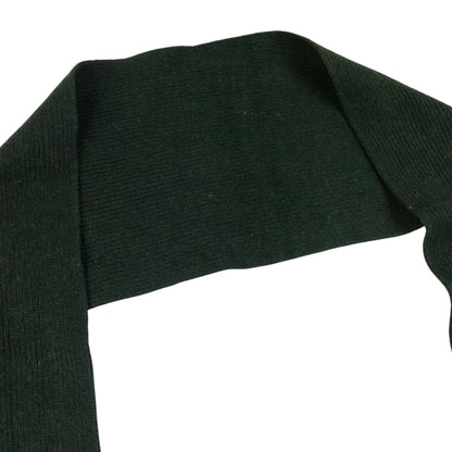 Vintage 90s Yohji Yamamoto A.A.R Long Wool Knit Scarf | O/S, Green