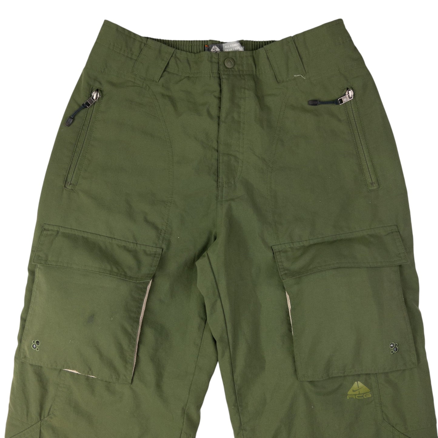 Vintage Nike ACG Roll Up Cargo Trousers Size W32