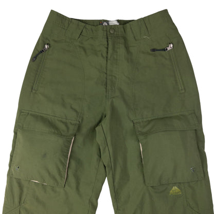 Vintage Nike ACG Roll Up Cargo Trousers Size W32