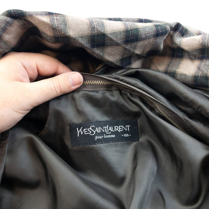 Vintage 90s YSL Yves Saint Laurent Harrington Jacket Size L | Large, Multicoloured