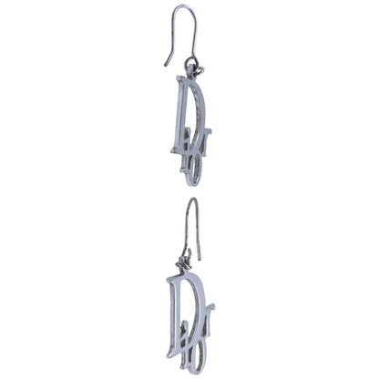 Vintage 2000s Dior Silver Logo Earrings