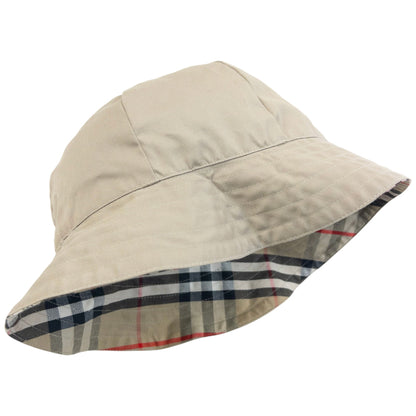 Vintage 90s Burberry Nova Check Reversible Bucket Hat | O/S