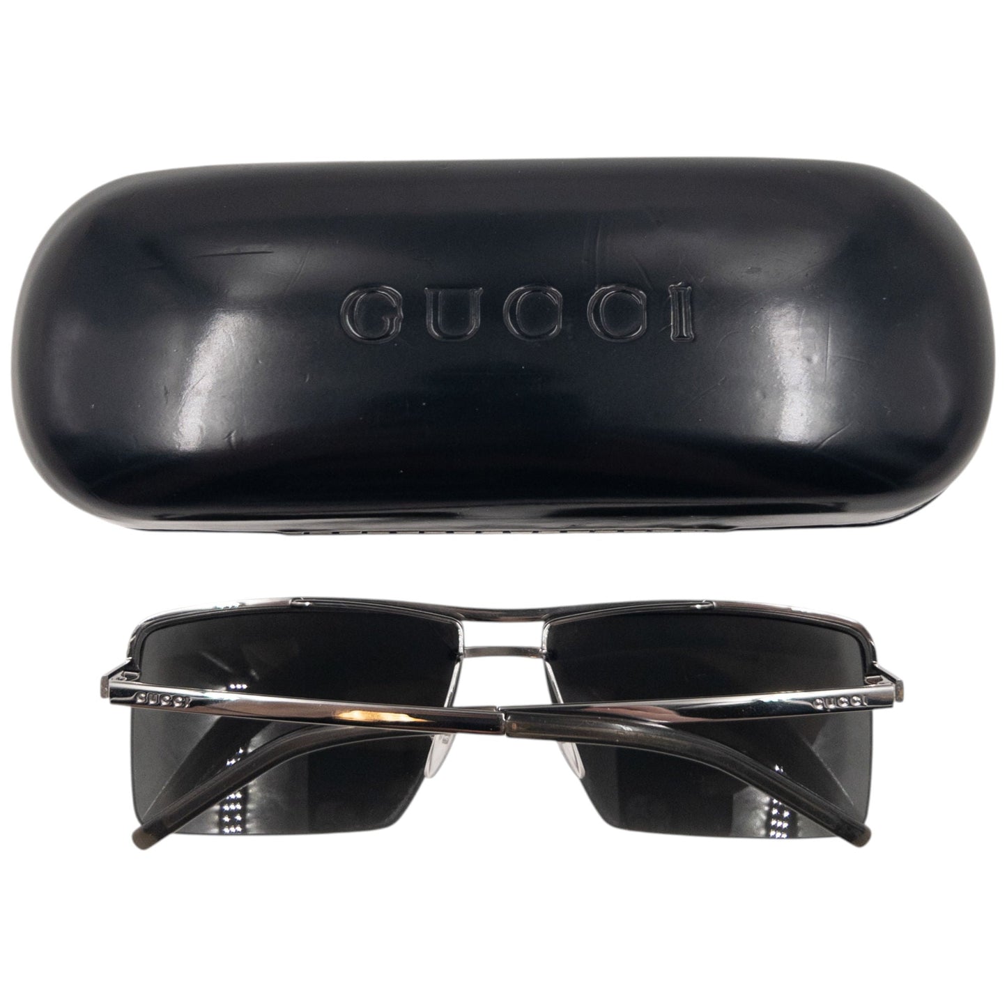 Vintage Gucci Rimless Sunglasses | O/S, Grey
