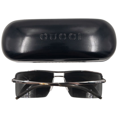 Vintage Gucci Rimless Sunglasses | O/S, Grey