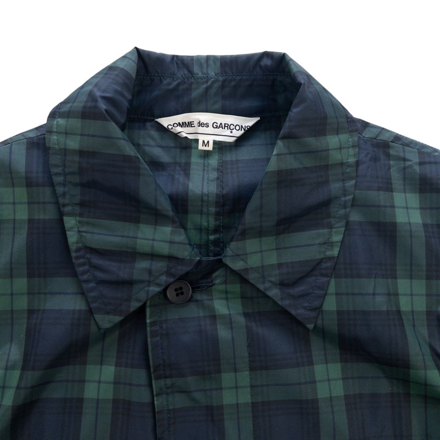 Vintage Comme Des Garcons Tartan Raincoat Size M