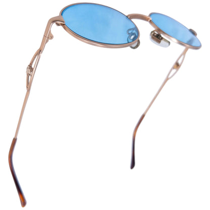Vintage 90s Gianni Versace Sunglasses | O/S, Blue