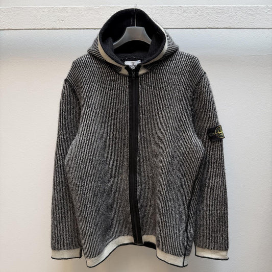 Stone Island Heavy Knit Hoodie (XL) | Extra Large, Multicoloured