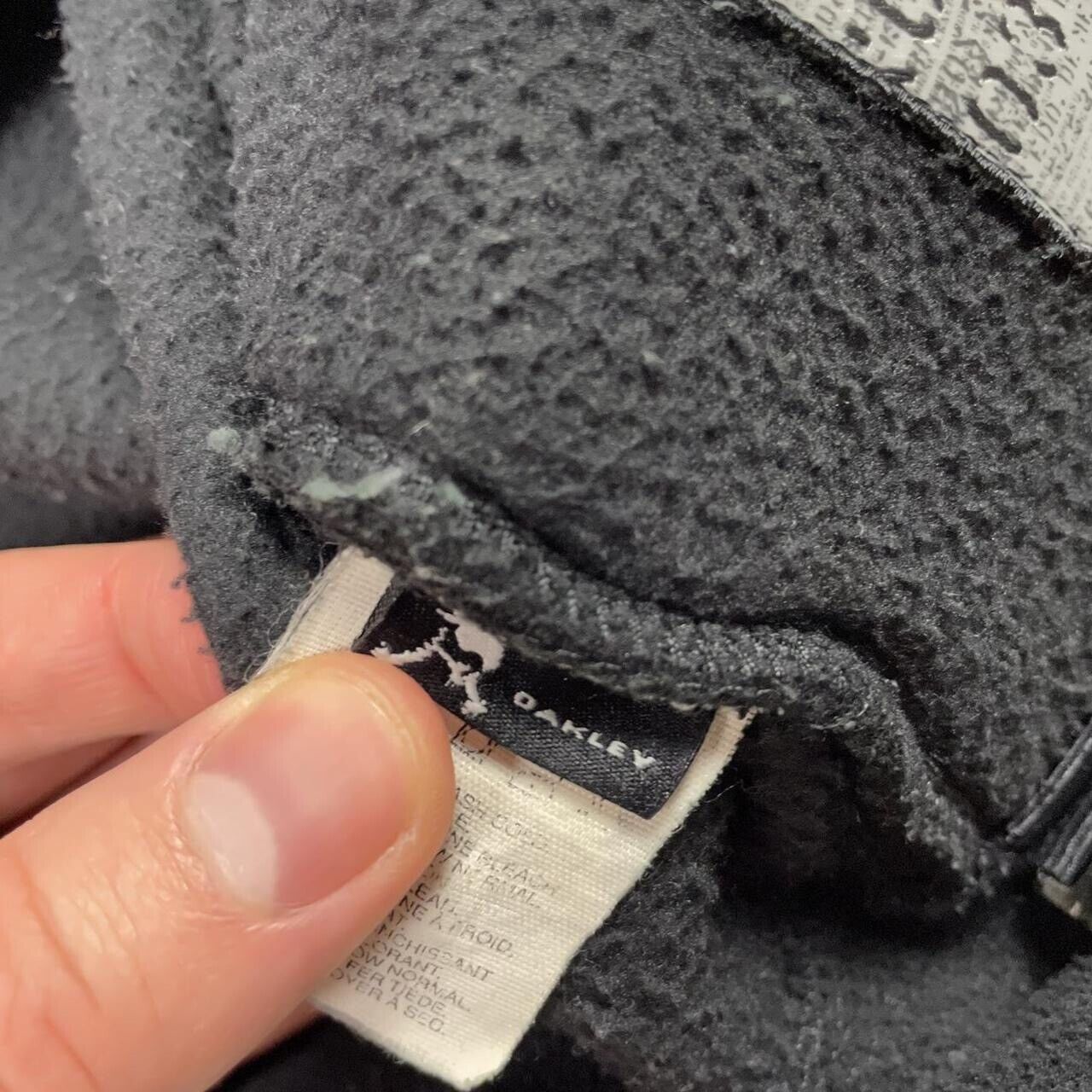 Vintage Oakley Icon Fleece, Size XS | Oakley, Black