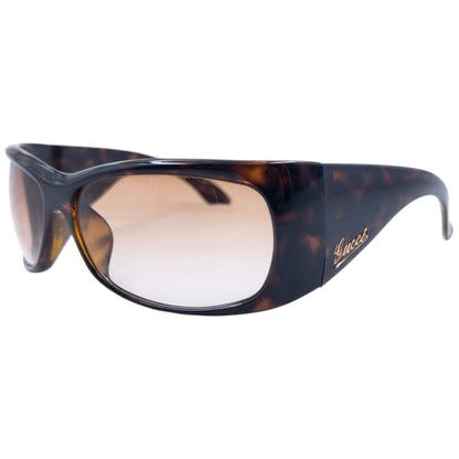 Vintage 90s Gucci Tortoise Shell Sunglasses | O/S, Brown