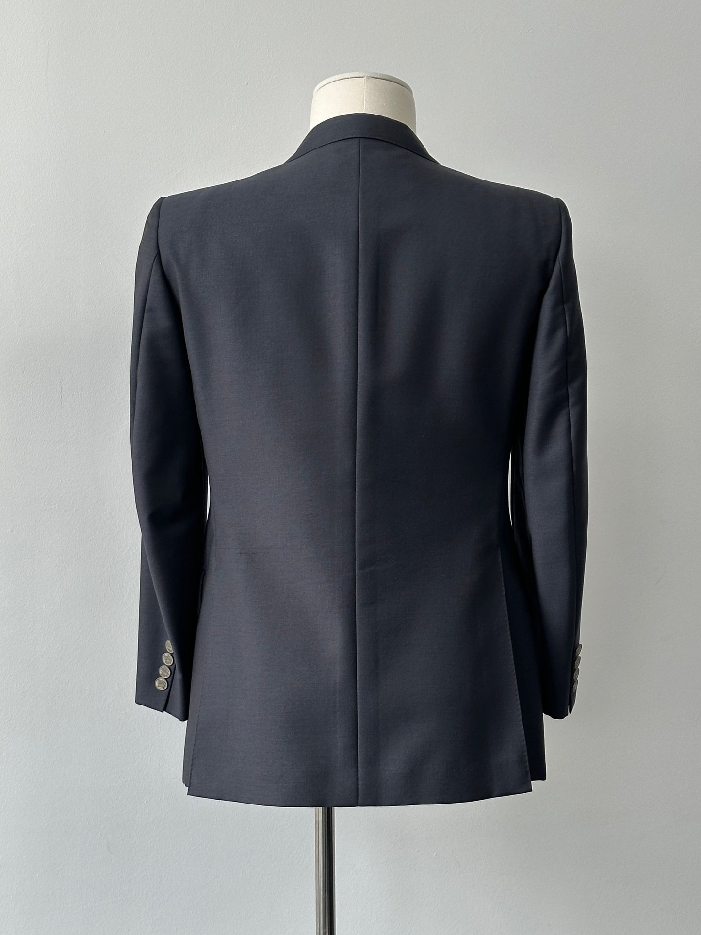 Burberry 1990s Bespoke Button Double Breasted Blazer - S