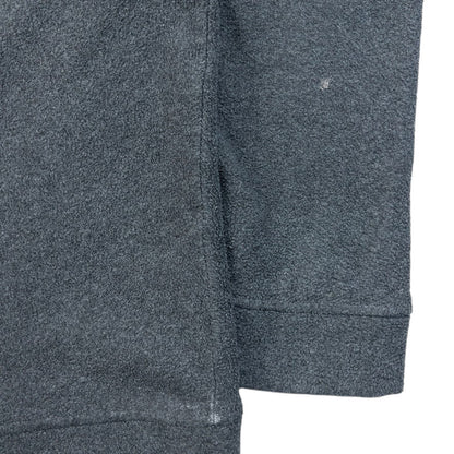 Vintage 2000s YSL Yves Saint Laurent Q Zip Fleece Sweatshirt Size M | Medium, Grey