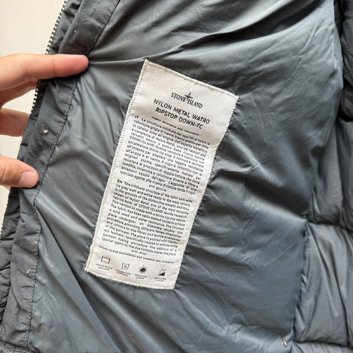 Stone Island Nylon Metal Watro Puffer Jacket (XXL) | XXL, Anthracite