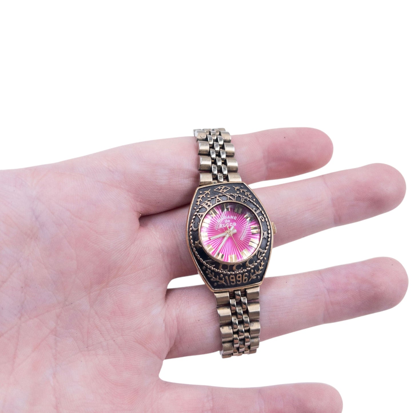 Vintage  1996 Cabane De Zucca By Issey Miyake Embossed Womens Watch | O/S, Multicoloured