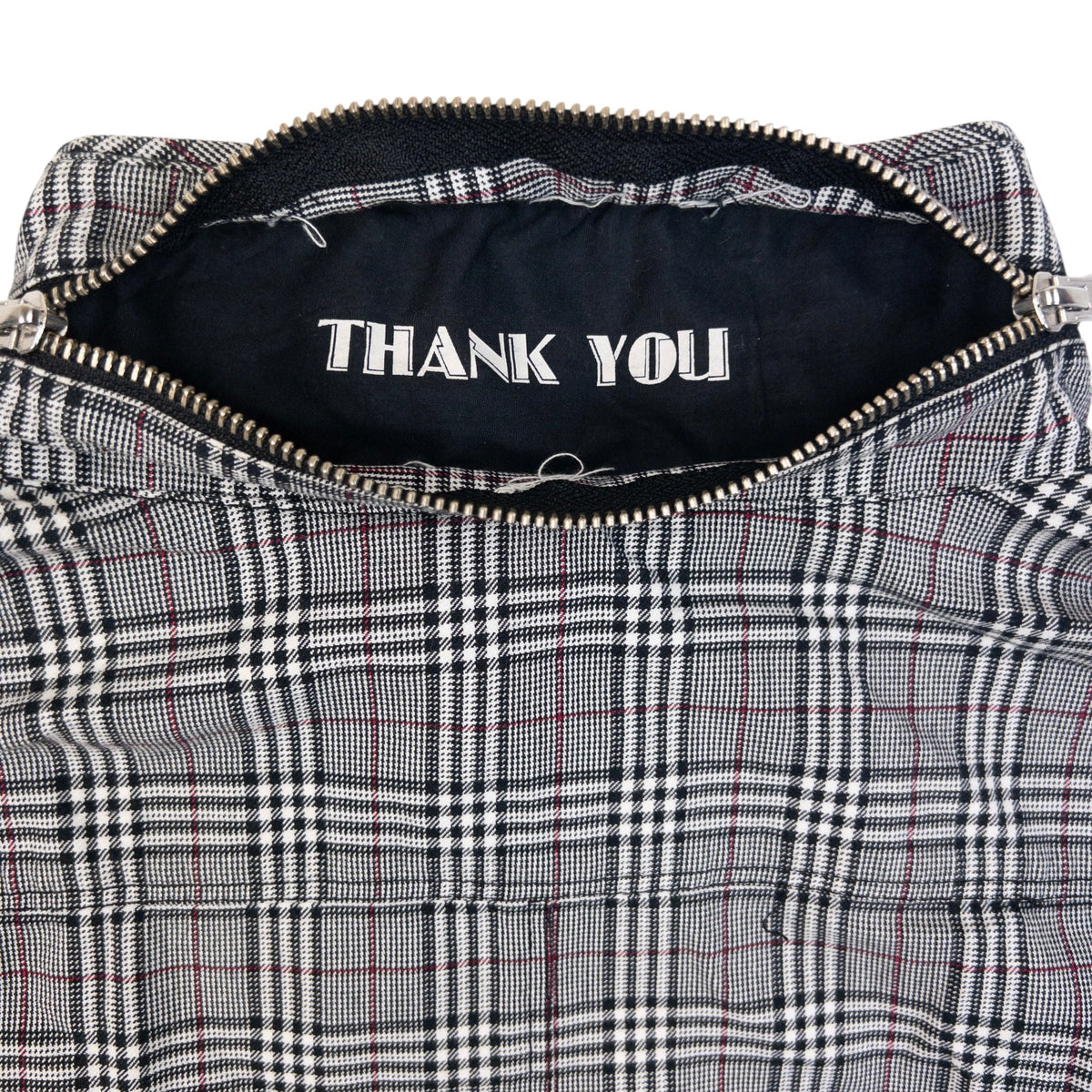 Vintage 2000s PPFM Checkered Multi Zip Jacket Womens Size S | Small, Grey