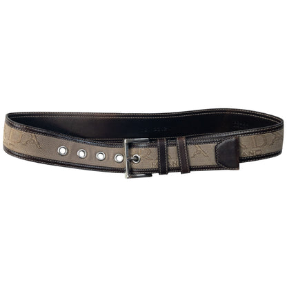 Vintage 90s Prada Leather Belt Size W26 | O/S, Brown