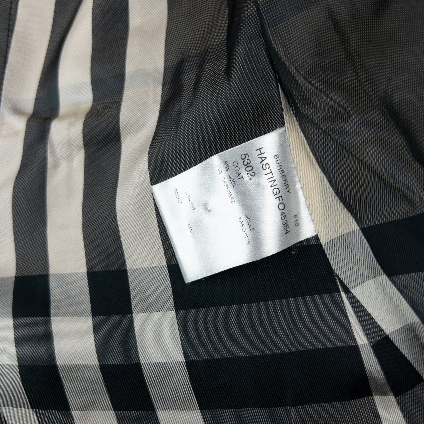 Vintage Burberry Nova Check Lined Fur Collar Jacket Womens Size M | Medium, Beige