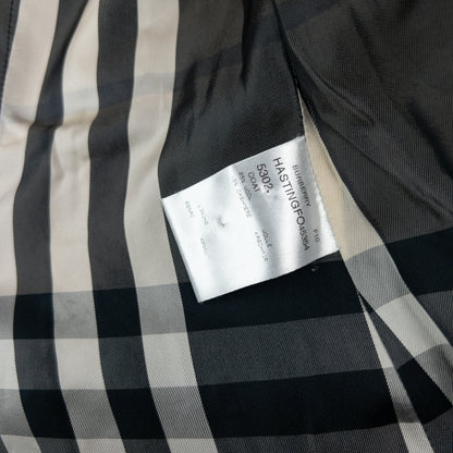Vintage Burberry Nova Check Lined Fur Collar Jacket Womens Size M | Medium, Beige