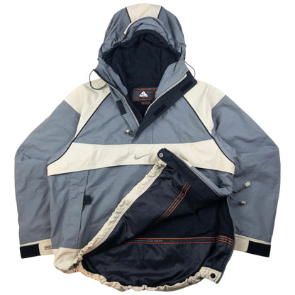 Vintage Nike ACG Q Zip Hooded Waterproof Jacket Size M