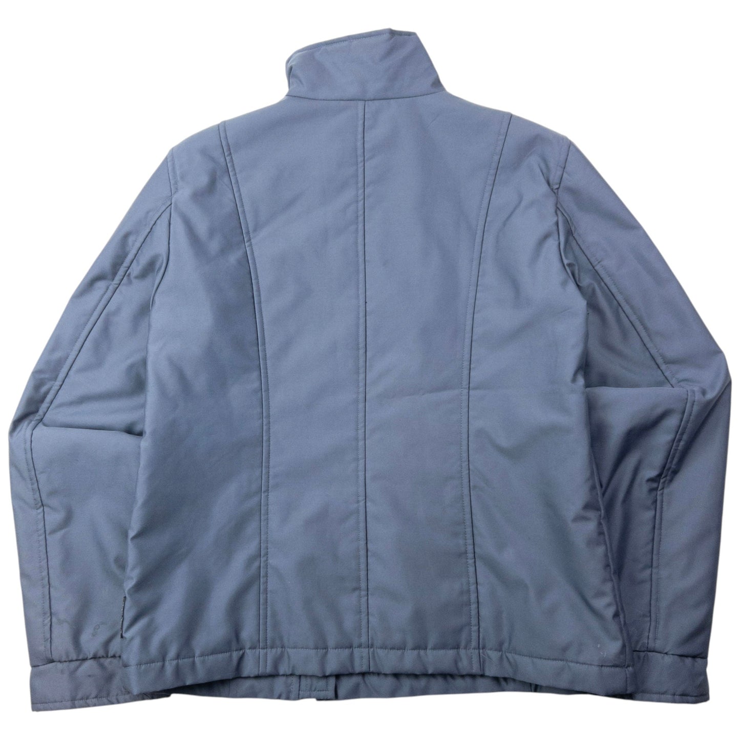 Vintage 90s Armani Jeans Asymmetric Zip Up Jacket Womens Size M | Medium, Blue