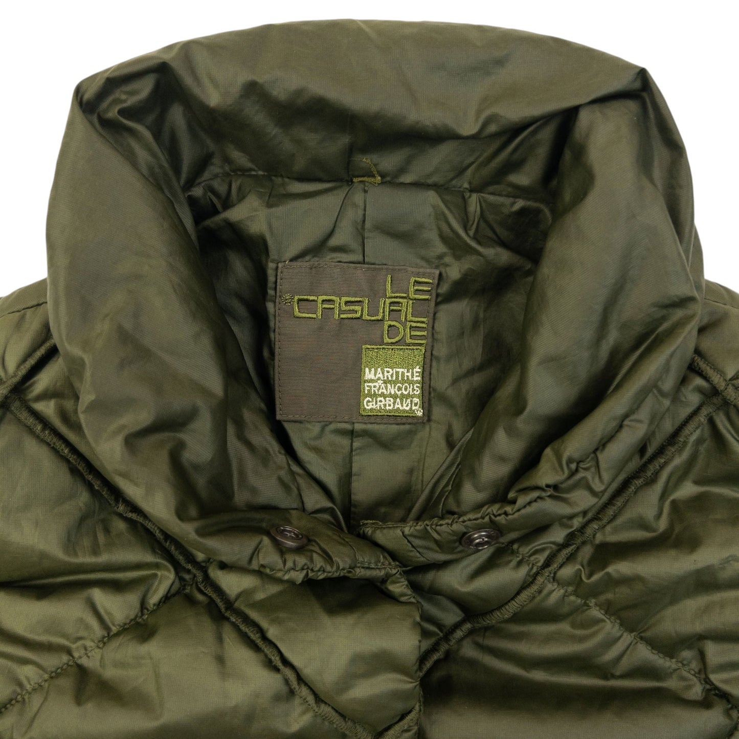 Vintage 2000s Marithe + Francois Girbaud Quilted Gilet Womens Size M | Medium, Green