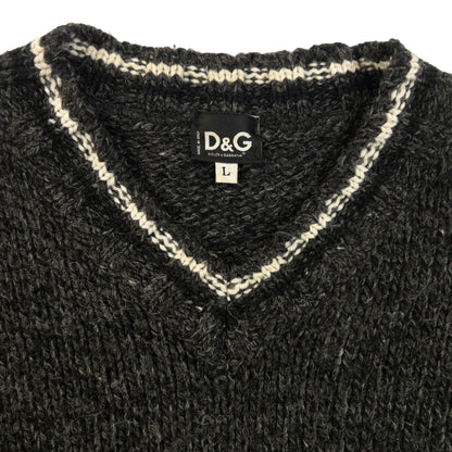 Vintage 2000s Dolce & Gabbana Wool Knit Jumper Womens Size L | Large, Cream