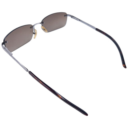 Vintage Burberry Nova Check Rimless Sunglasses