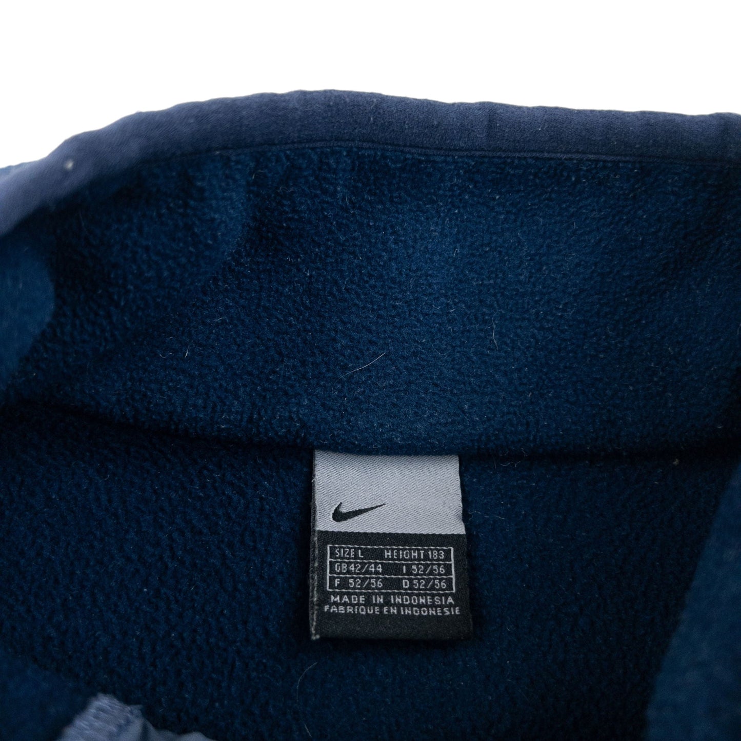 Vintage 2000s Nike Q Zip Fleece Jacket Size M | Medium, Navy