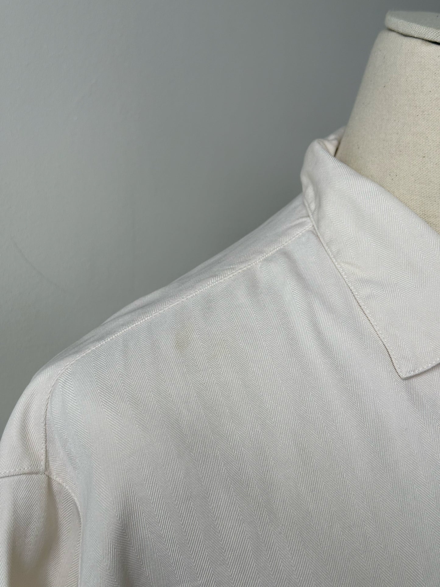 Vintage 1990s Pure Silk Short Sleeve Shirt - L