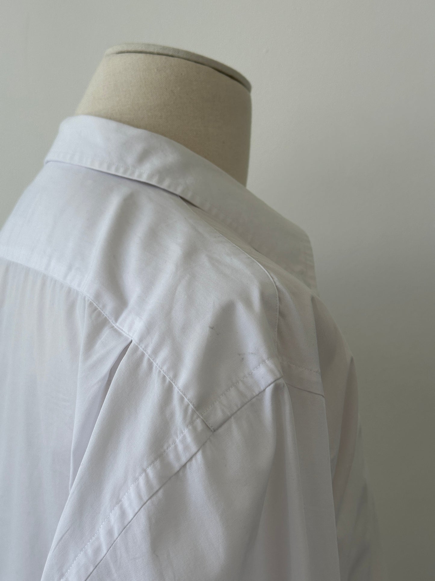 Yves Saint Laurent Pour Homme 2000s Cotton Logo Shirt - XL