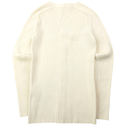 Vintage 2000s Gucci Ribbed Cardigan Womens Size M | Medium, Cream